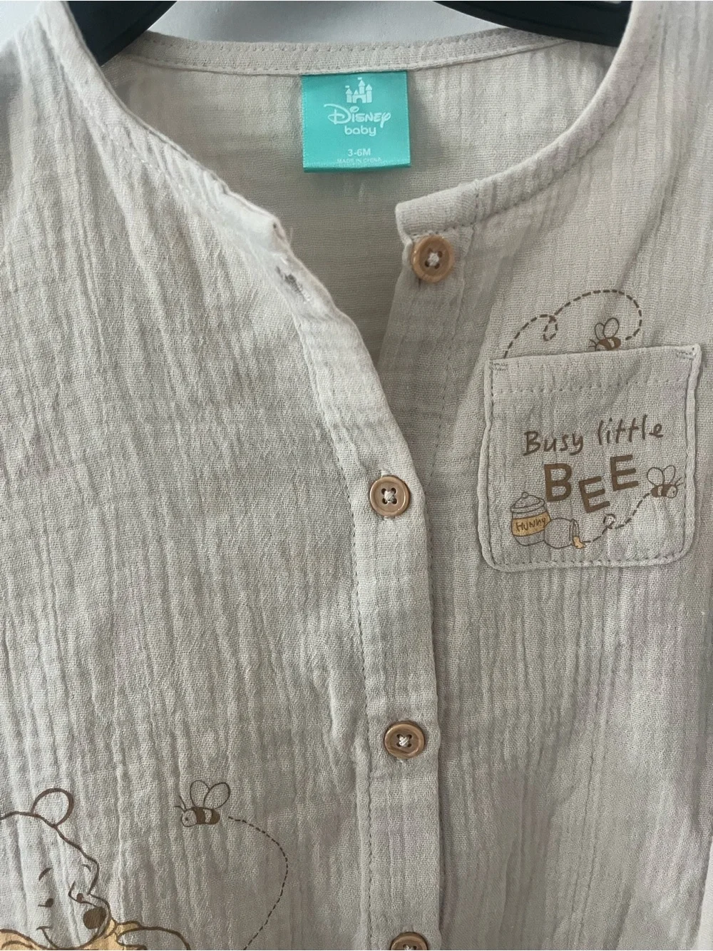 NWT Disney Baby Winnie the Pooh Romper Set (3/6m)